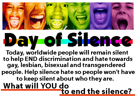 Gay Straight Alliance Day Of Silence 89